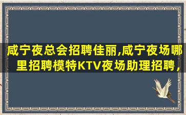 湛江KTV招聘